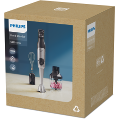 Philips Series 5000 HR2683 Hand Blender 12kW - Powerful, Versatile, and Stylish in Black